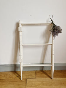 Vintage French painted clothes horse