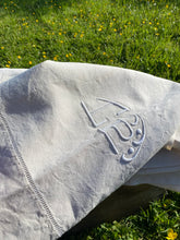 Load image into Gallery viewer, Antique French Pure linen sheet
