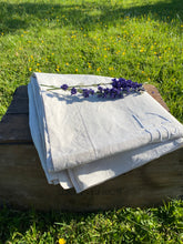 Load image into Gallery viewer, Antique French Pure linen sheet