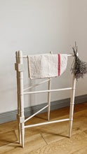 Load image into Gallery viewer, Vintage French painted clothes horse