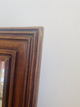 Load image into Gallery viewer, Vintage oak mirror front key box