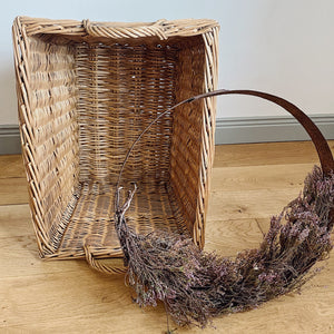 Large Vintage wicker laundry basket