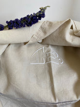 Load image into Gallery viewer, Antique French Pure linen sheet
