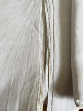 Load image into Gallery viewer, Antique French hemp linen famrhouse sheet