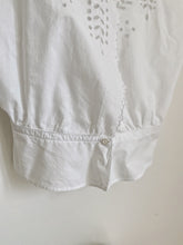 Load image into Gallery viewer, Antique French cotton broderie anglaise camisole (size XS)