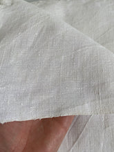 Load image into Gallery viewer, Antique French hemp linen famrhouse sheet