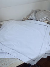 Load image into Gallery viewer, Pair of Antique embroidered linen pillow cases