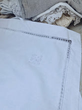 Load image into Gallery viewer, Pair of Antique embroidered linen pillow cases