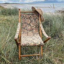 Load image into Gallery viewer, Art Deco faux bamboo folding chair