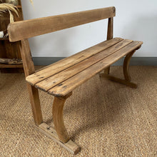 Load image into Gallery viewer, French Antique School Bench