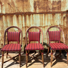 Load image into Gallery viewer, Vintage bistro chairs - set of 3