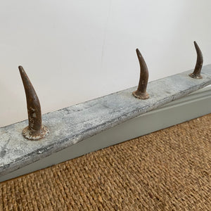 Antique French butcher “Wolf tooth” hooks