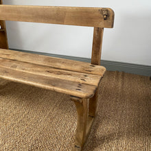 Load image into Gallery viewer, French Antique School Bench