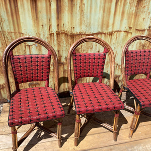 Vintage bistro chairs - set of 3