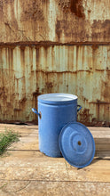 Load image into Gallery viewer, Large vintage enamel butter churn