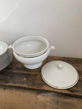 Load image into Gallery viewer, Mid Century Schirnding Bavaria Soup Tureen and 12 plates