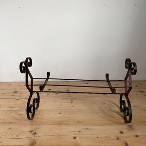 Vintage French Wrought Iron planter stand