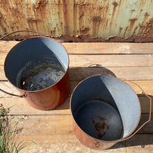 Load image into Gallery viewer, Large enamel buckets