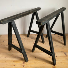Load image into Gallery viewer, Vintage Industrial Trestles