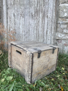 Antique beer crate