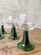 Load image into Gallery viewer, Set of 6 Luminarc Roemer 1970s wine glasses