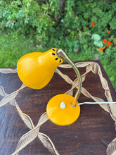 Load image into Gallery viewer, Mid century yellow metal desk lamp