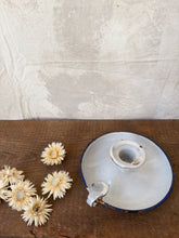 Load image into Gallery viewer, Vintage enamel chamberstick candle holder