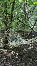 Load image into Gallery viewer, Vintage 70s macramé hammock