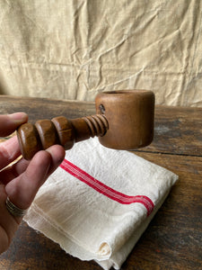 Vintage French wood screw nutcracker