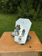 Load image into Gallery viewer, Pair of midcentury French mirrored wall sconce