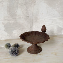 Load image into Gallery viewer, Vintage cast iron bird bath