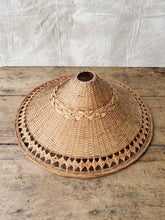 Load image into Gallery viewer, French 1970s straw light shade
