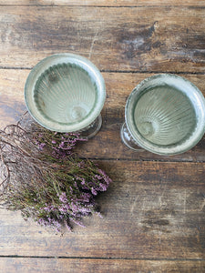 Vintage silver votives lanterns  - pair