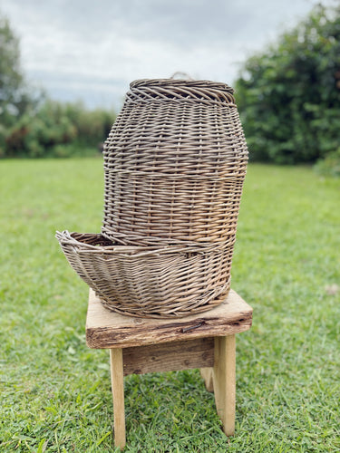 Vintage Onion or Potatoe storage basket