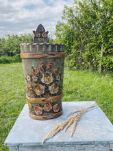 Load image into Gallery viewer, Folk art Scandinavian umbrella stand