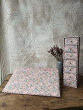Load image into Gallery viewer, Vintage 1950s cotton covered vanity top or desk set