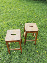 Load image into Gallery viewer, Antique lab stools