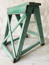 Load image into Gallery viewer, Vintage cross back step ladder