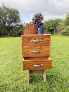 1950s wall hanging drawer unit