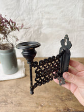Load image into Gallery viewer, Vintage accordion wall mounted candle holder