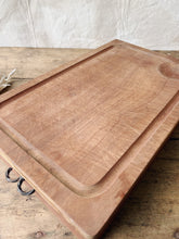 Load image into Gallery viewer, Vintage French chopping board with drawer