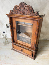 Load image into Gallery viewer, Antique French ornate medicine cabinet or display case