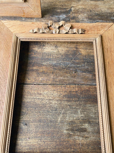 Antique Bow oak frames - pair