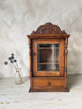 Load image into Gallery viewer, Antique French ornate medicine cabinet or display case