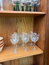 Load image into Gallery viewer, Vintage French 1930s cristal glasses by DOYEN Belgium