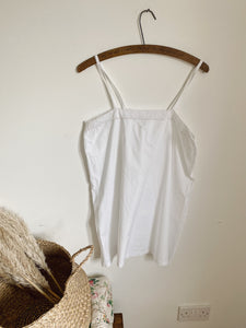 Vintage French cotton camisole S