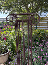 Load image into Gallery viewer, Vintage wrought iron Greek style garden column