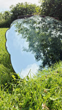 Load image into Gallery viewer, Art deco scalloped frameless mirror