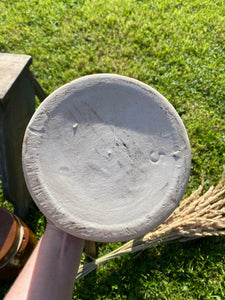 Vintage French glazed sandstone crock