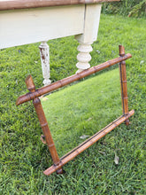 Load image into Gallery viewer, Antique French faux bamboo wall mirror